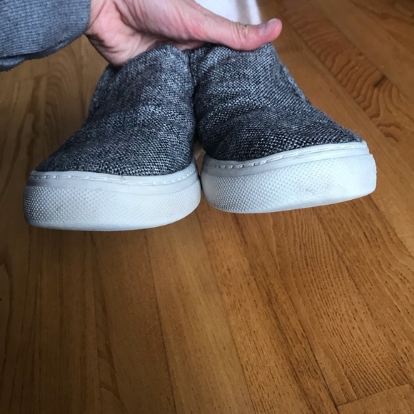 Hey Dude Peyton shoes sneakers linen grey black gray Eu 40 US womens size 9 - Picture 10 of 13